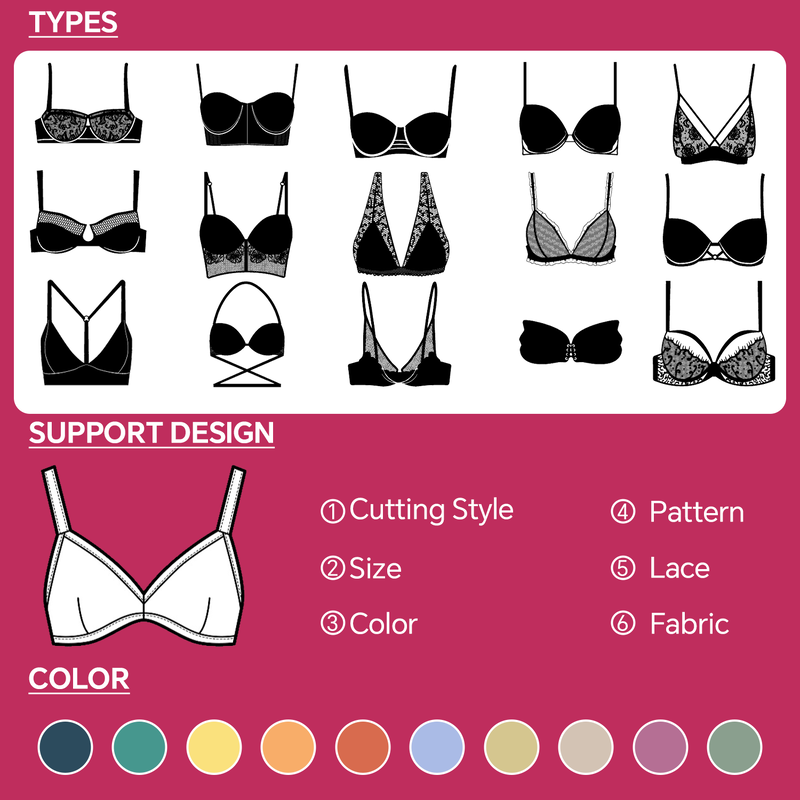 Quality Costomed Lady's Bra  factory