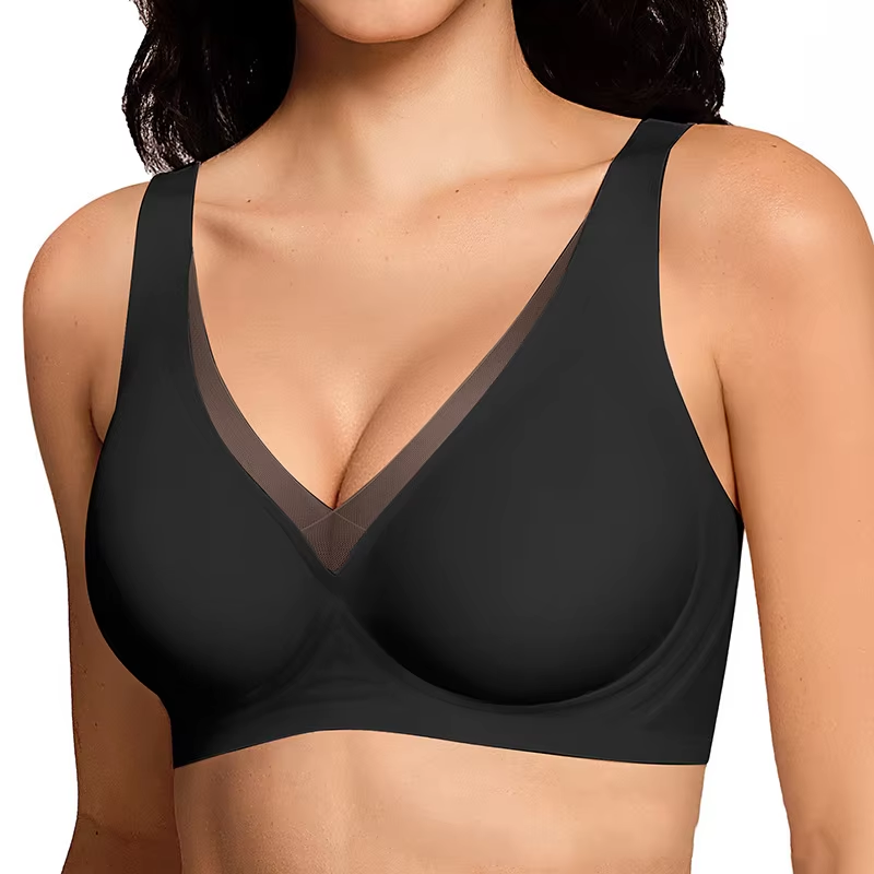 Quality Cool Breathable Knit Seamless Jelly Sports Bra For Wear All Day factory