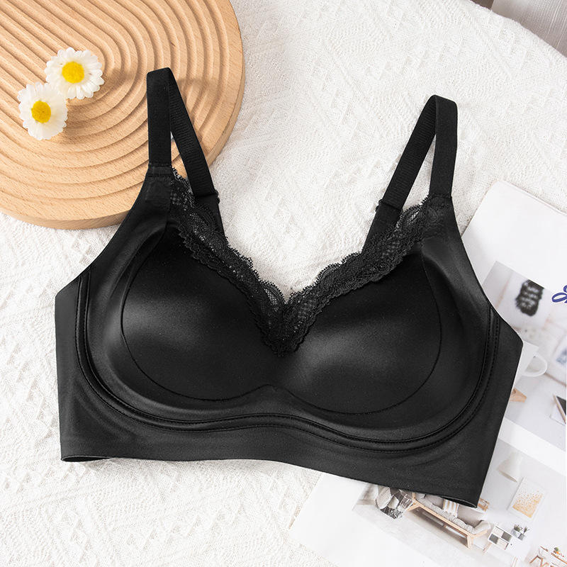 Quality Breathable Wireless Adjustable Strap seamless jelly sports bra For All Day Wear factory