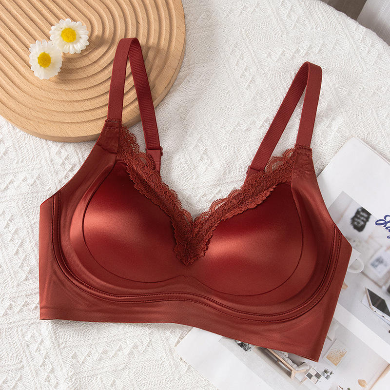 Quality Breathable Wireless Adjustable Strap seamless jelly sports bra For All Day Wear factory