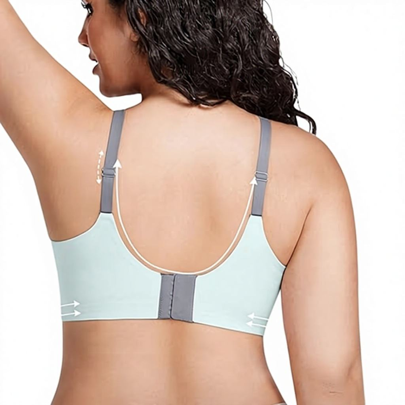 Quality Supportive Steady Invisible Seamless Jelly Sports Bra For Home Workouts factory