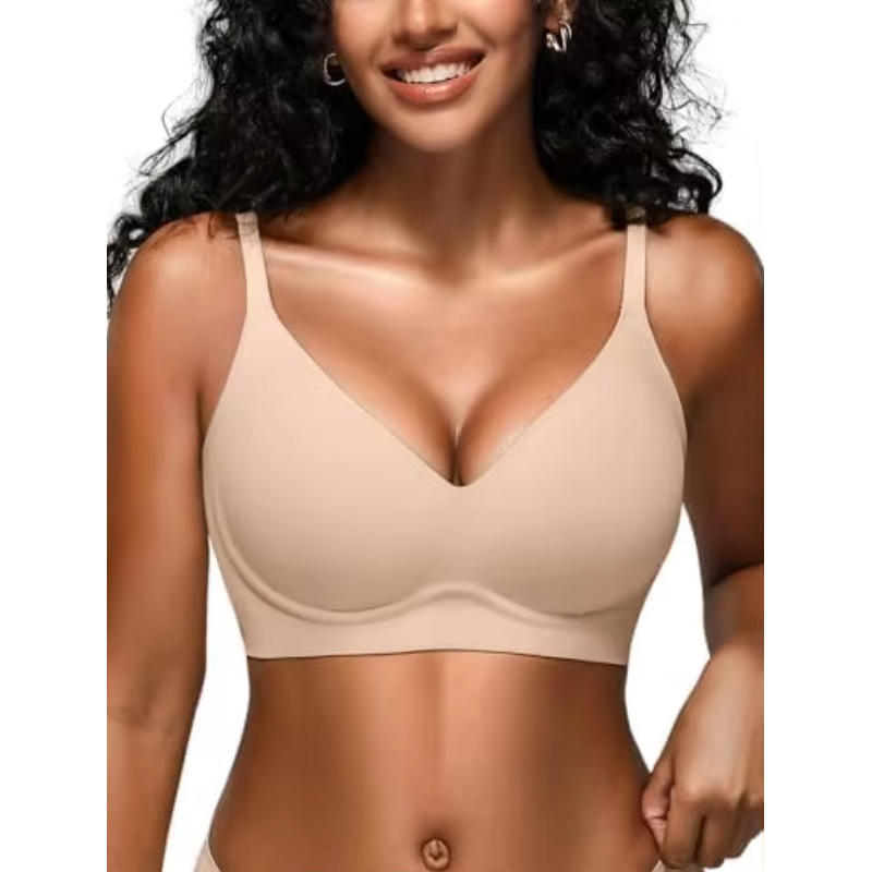 Quality Snug Refreshing Elastic Seamless Jelly Sports Bra For Daily Wear factory