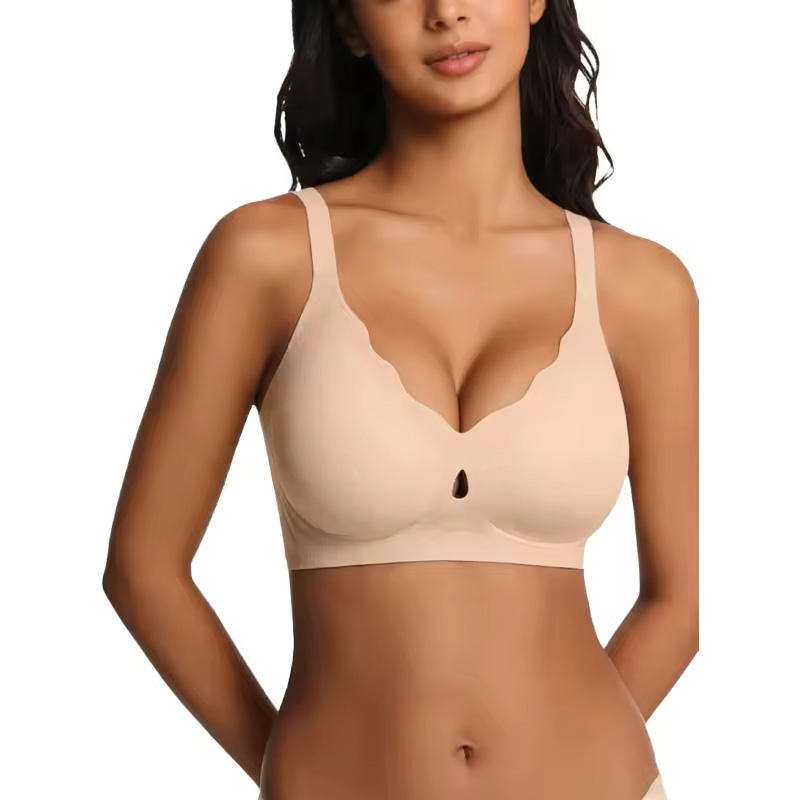 Quality Trendy Stealthy Versatile Seamless Jelly Sports Bra For Travel All - Day Wear factory