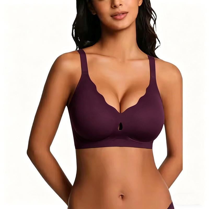 Quality Trendy Stealthy Versatile Seamless Jelly Sports Bra For Travel All - Day Wear factory