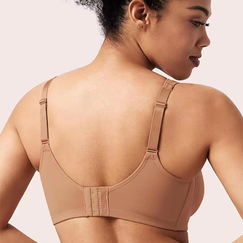 Quality Comfy Breathable Elastic Seamless Jelly Sports Bra For Home Workouts factory