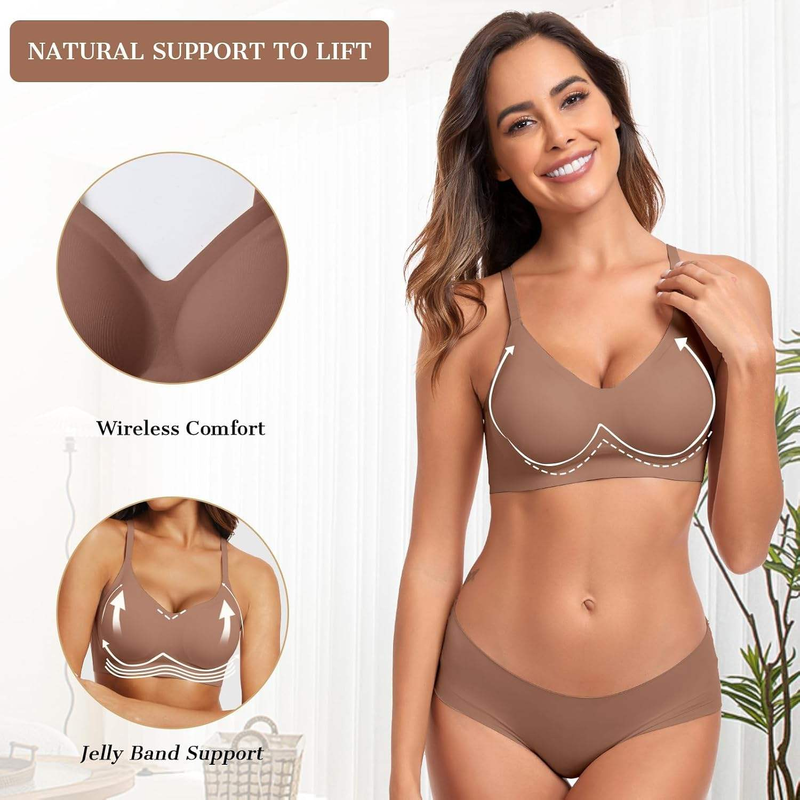 Quality Smooth Flexible Versatile Seamless Jelly Sports Bra For Daily Wear factory
