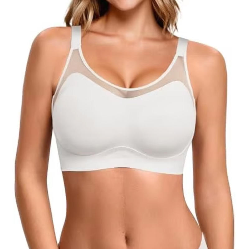 Quality Supportive Invisible Understated Seamless Jelly Sports Bra For Layering factory
