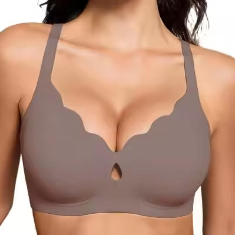 Quality Versatile Unshifting Comfy Seamless Jelly Sports Bra For All - Day Wear factory