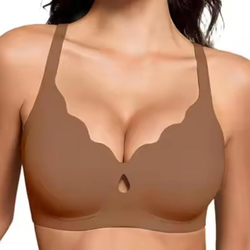 Quality Versatile Unshifting Comfy Seamless Jelly Sports Bra For All - Day Wear factory