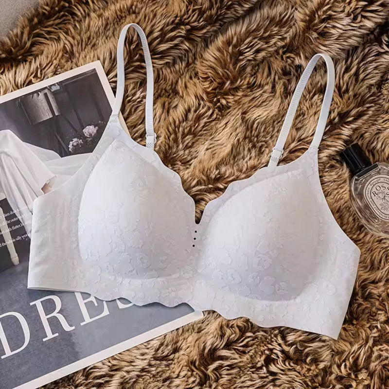 Quality Elastic Washable Smooth Seamless Jelly Sports Bra For Daily Wear factory