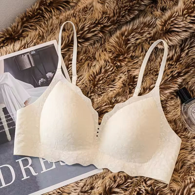 Quality Elastic Washable Smooth Seamless Jelly Sports Bra For Daily Wear factory