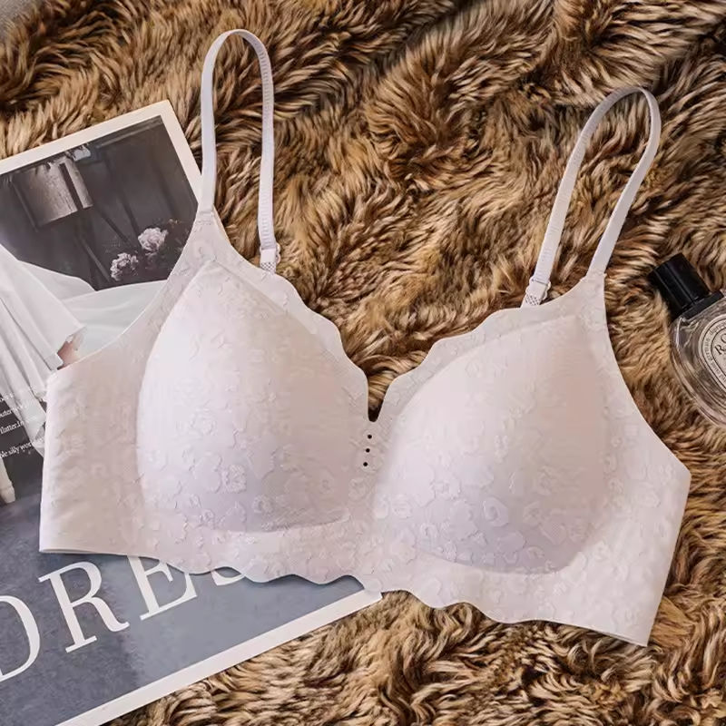 Quality Elastic Washable Smooth Seamless Jelly Sports Bra For Daily Wear factory