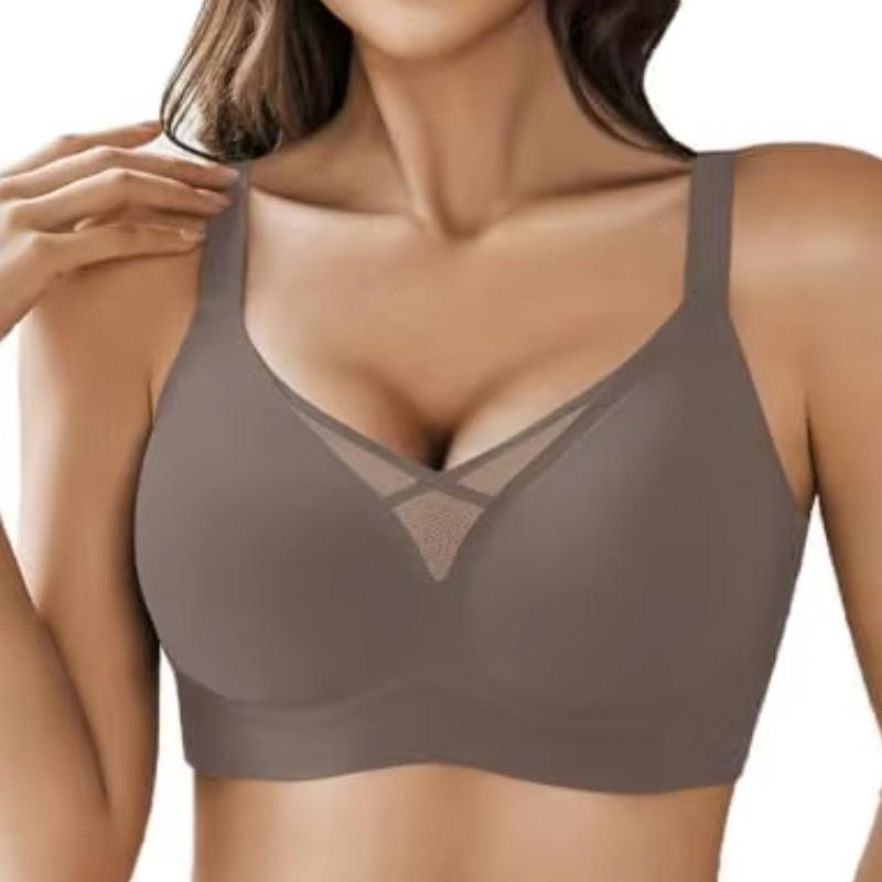 Quality Shaping Feminine Versatile Seamless Jelly Sports Bra For Layering factory