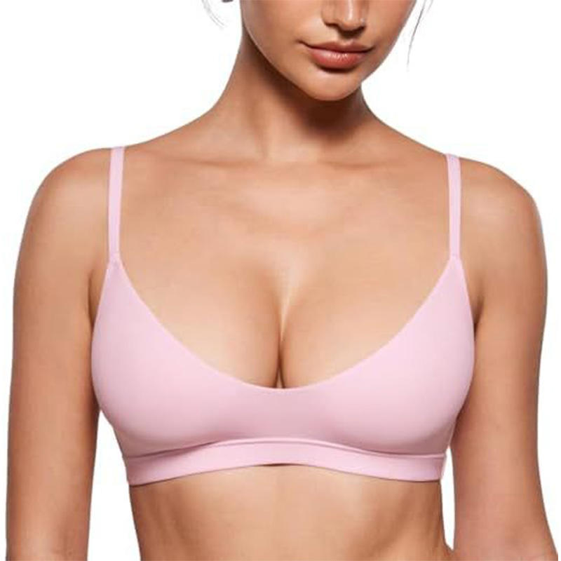 Quality Quick Dry Versatile Sporty Wireless Jelly Strip Bra For Everyday Multi - Use factory