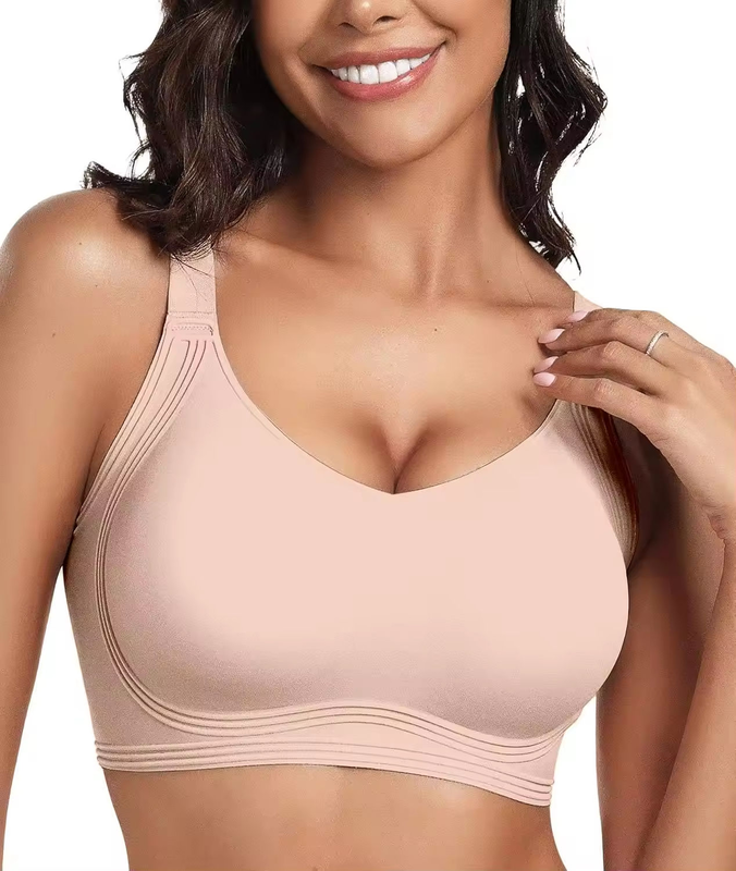 Quality Breathable Firm Featherlight Wireless Jelly Strip Bra For Everyday  factory