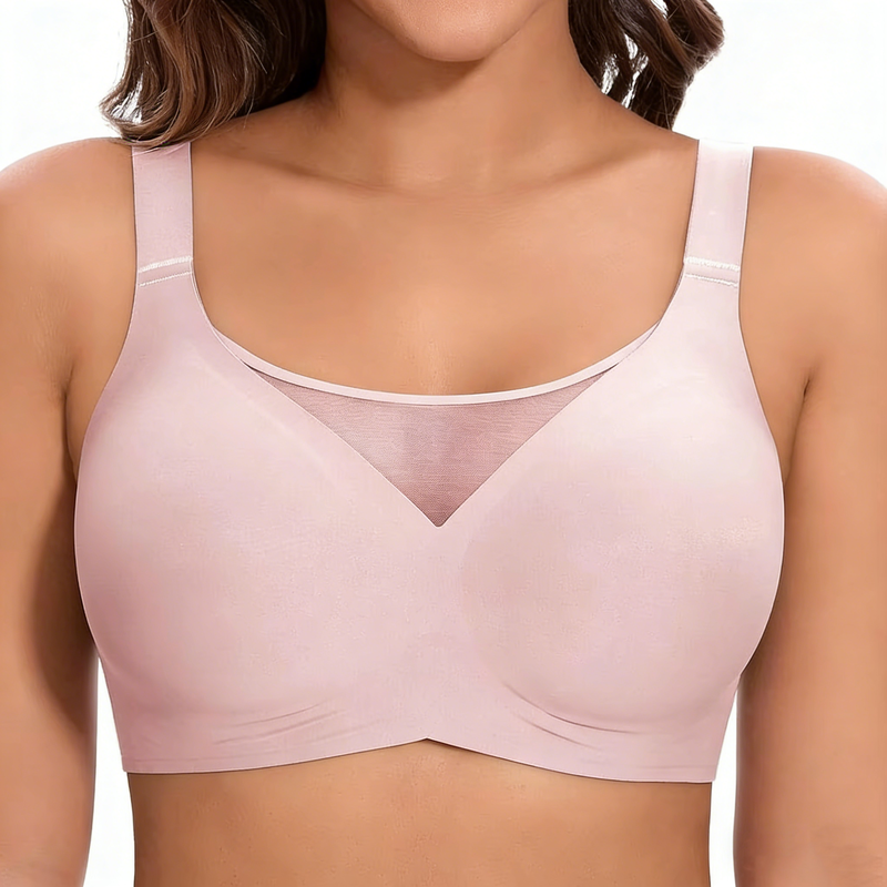 Quality Breathable Unnoticeable Supportive Wireless Jelly Strip Bra For All - Day Wear factory