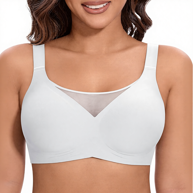 Quality Breathable Unnoticeable Supportive Wireless Jelly Strip Bra For All - Day Wear factory
