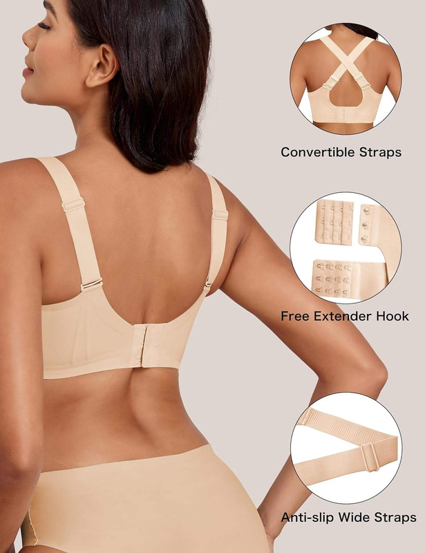 Quality Shaping U - Back Supportive Wireless Jelly Strip Bra For Everyday Multi - Use factory