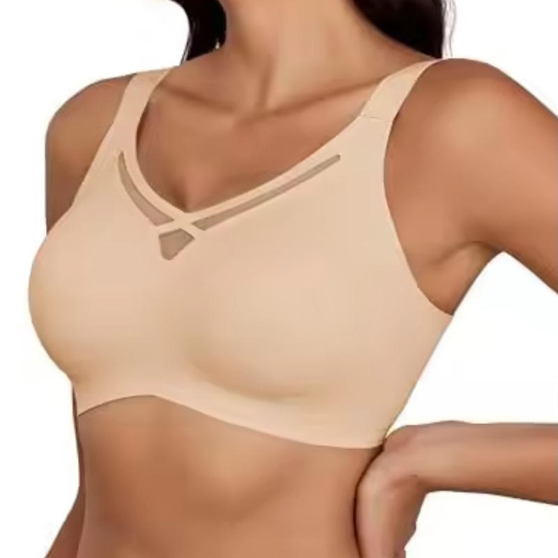 Quality Shaping U - Back Supportive Wireless Jelly Strip Bra For Everyday Multi - Use factory