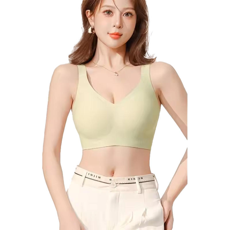Quality Breathable Soft Featherlight Wireless Jelly Strip Bra For Everyday factory