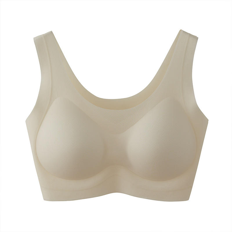 Quality Weightless Shaping Stretchy Wireless Jelly Strip Bra For All - Day Wear factory