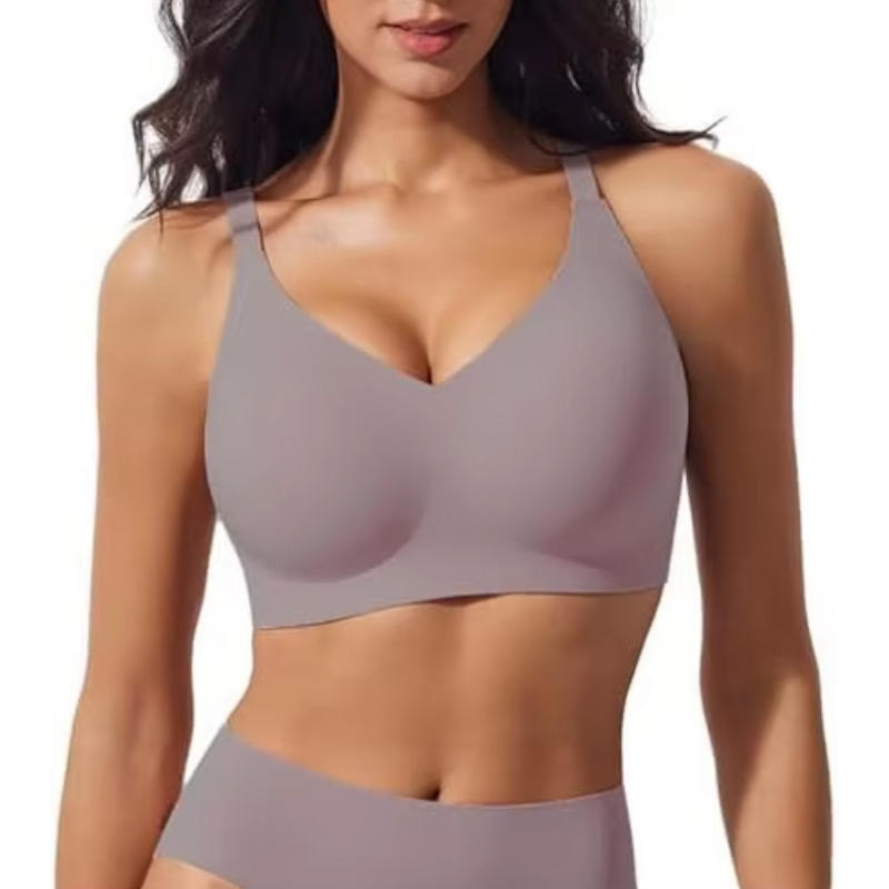 Quality Breathable U - Back Invisible Wireless Jelly Strip Bra For Home Workouts factory