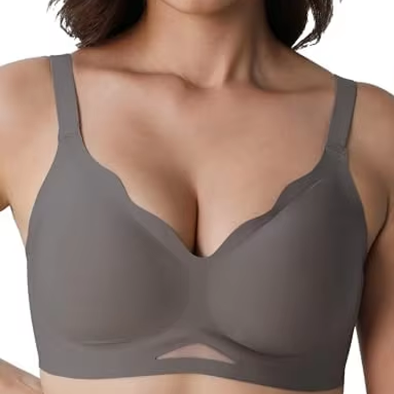 Quality Translucent Fitted Support Wireless Jelly Strip Bra For Everyday Multi - Use factory