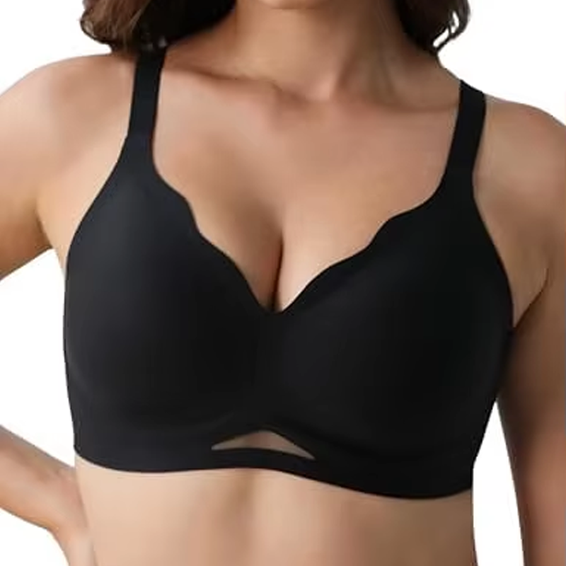 Quality Translucent Fitted Support Wireless Jelly Strip Bra For Everyday Multi - Use factory