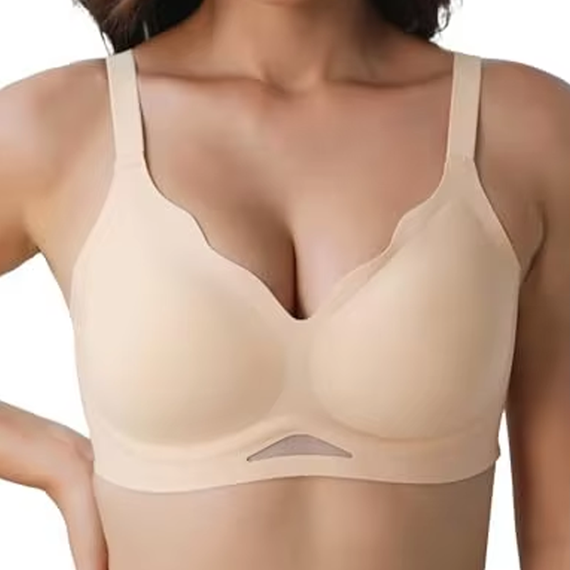 Quality Translucent Fitted Support Wireless Jelly Strip Bra For Everyday Multi - Use factory