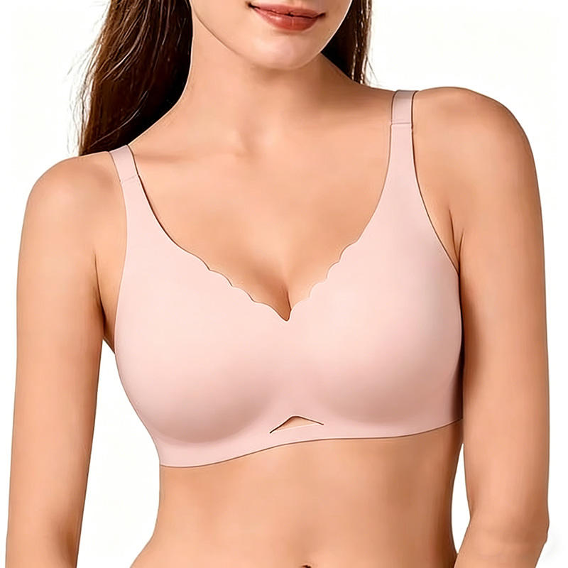 Quality Breathable Shaping Translucent Wireless Jelly Strip Bra For All - Day Wear factory