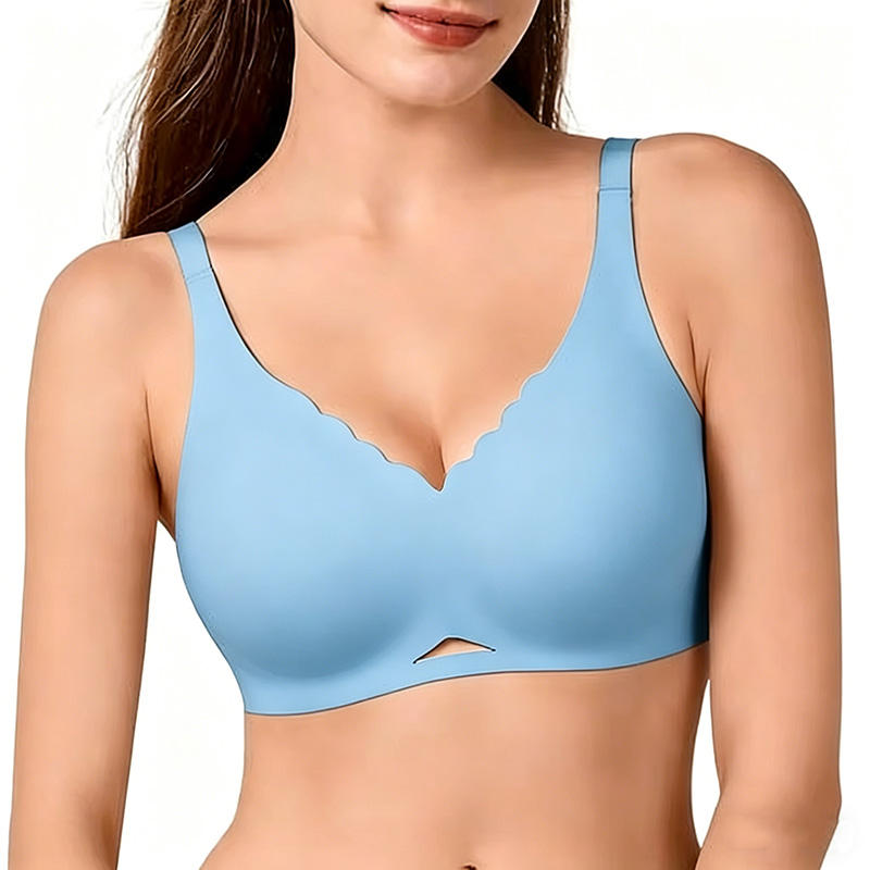 Quality Breathable Shaping Translucent Wireless Jelly Strip Bra For All - Day Wear factory