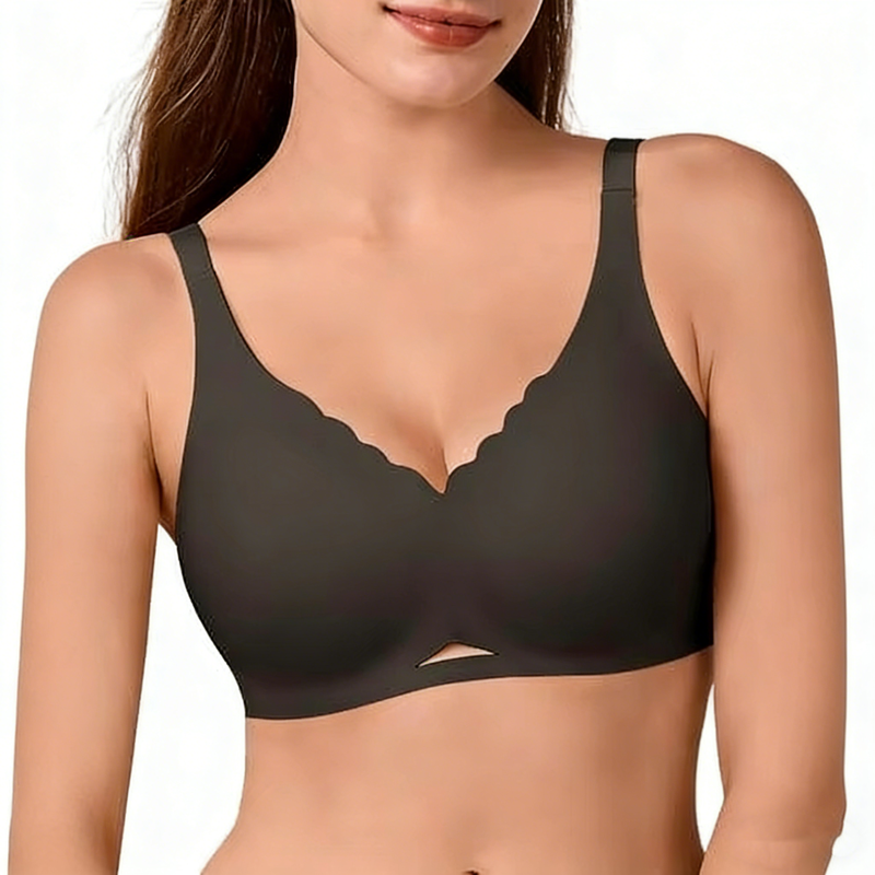 Quality Breathable Shaping Translucent Wireless Jelly Strip Bra For All - Day Wear factory