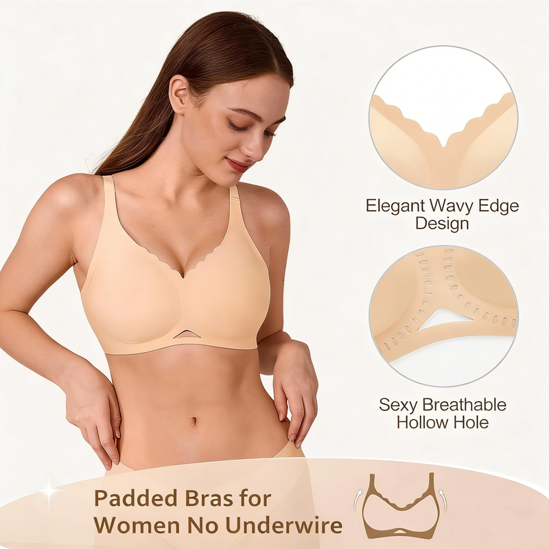 Quality Breathable Shaping Translucent Wireless Jelly Strip Bra For All - Day Wear factory