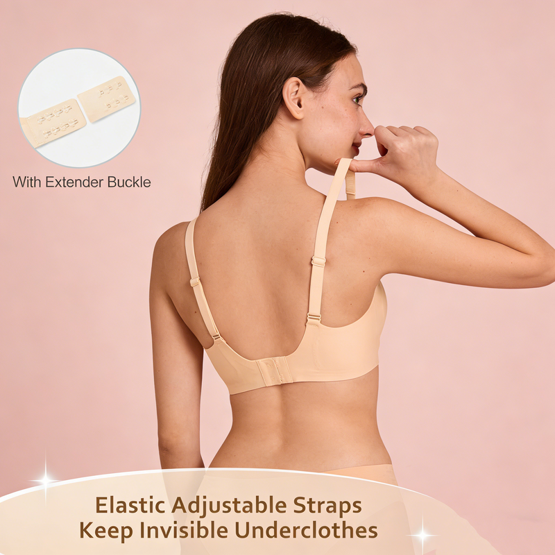 Quality Breathable Shaping Translucent Wireless Jelly Strip Bra For All - Day Wear factory