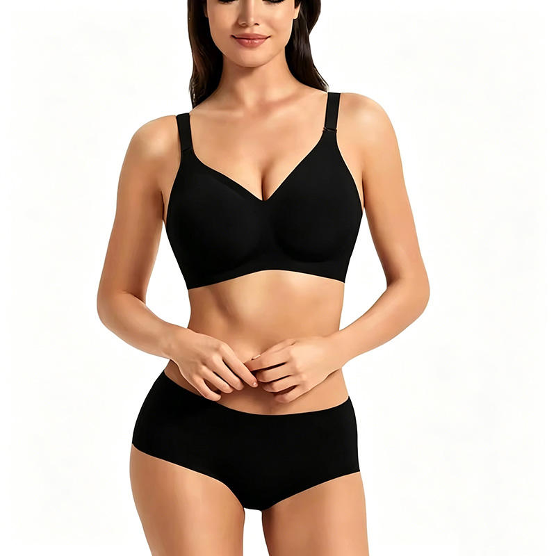 Quality Feminine Unnoticeable U - Back Jelly Push Up Bra For Everyday Layering factory
