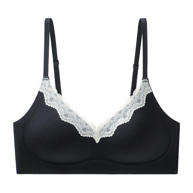 Quality Feminine Stretchy Bare Breathable Jelly Push Up Bra For Daily Wear factory