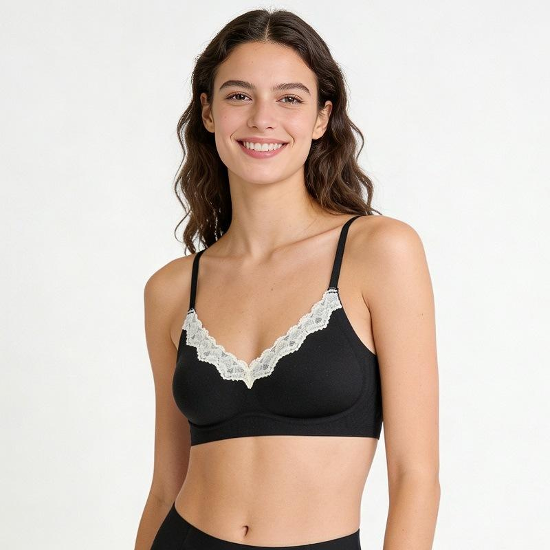 Quality Feminine Stretchy Bare Breathable Jelly Push Up Bra For Daily Wear factory