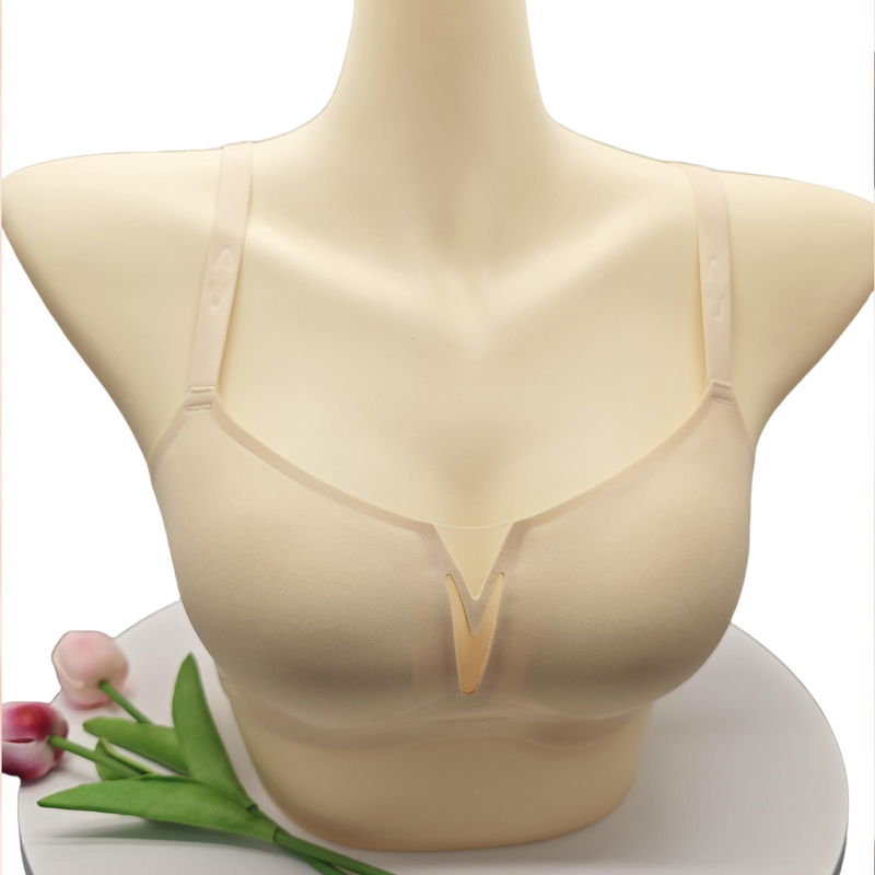 Quality Invisible Breathable Elastic Sculpting Jelly Push Up Bra For Daily Wear factory
