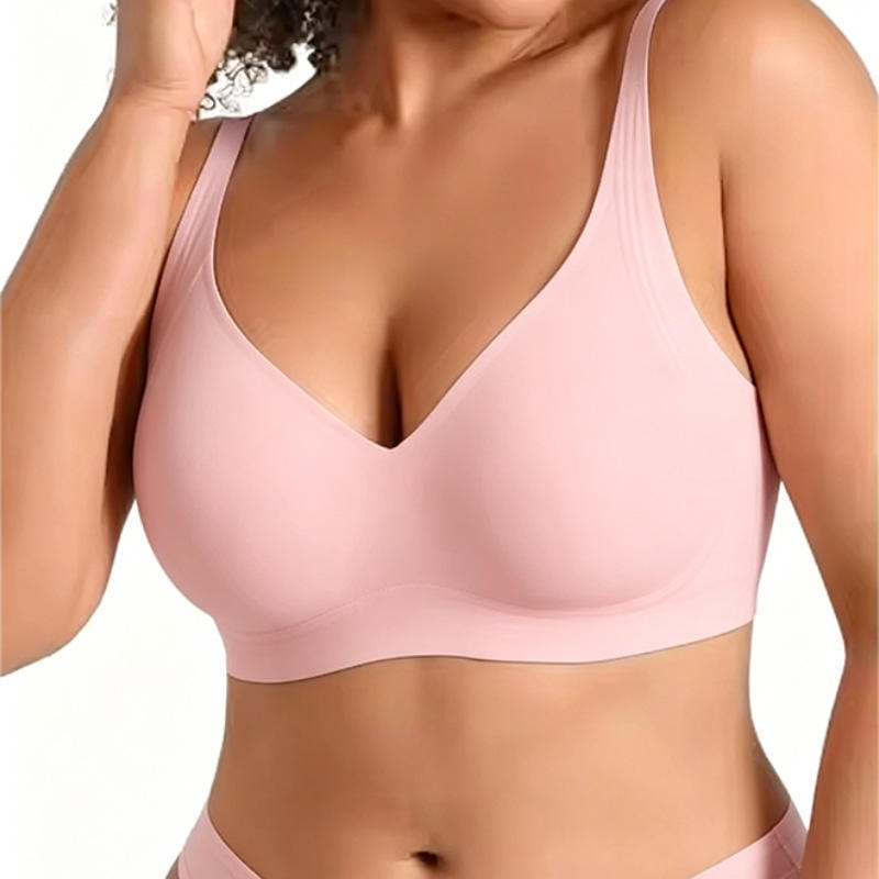 Quality Unnoticeable Breathable Quick - Dry Everyday Jelly Push Up Bra For Yoga factory