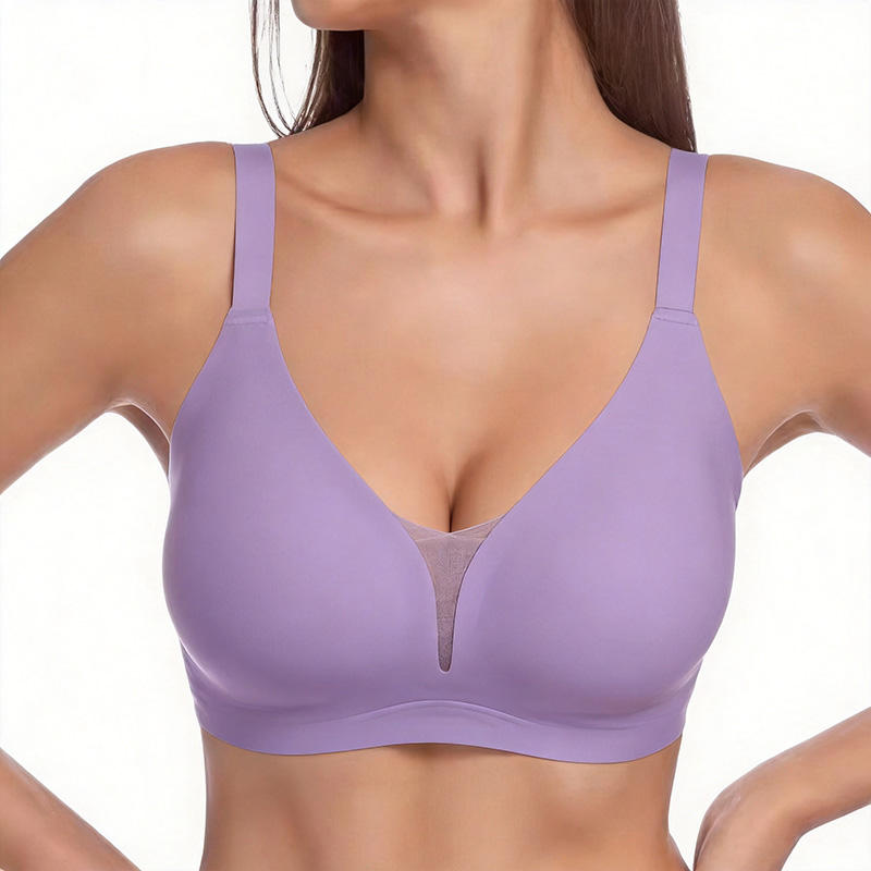 Quality Convertible Seamless Breathable Elastic Jelly Push Up Bra For Everyday factory