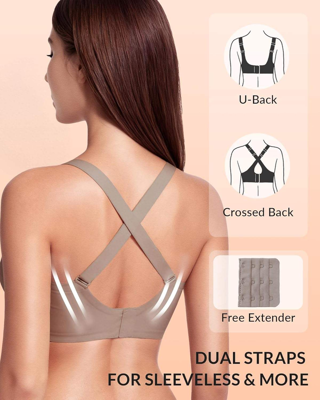 Quality Convertible Seamless Breathable Elastic Jelly Push Up Bra For Everyday factory