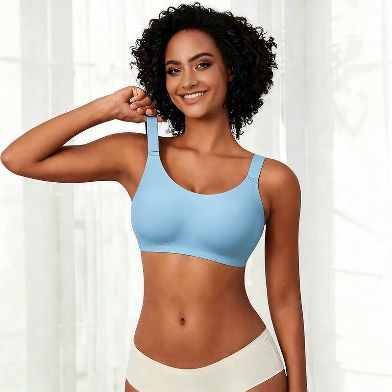Quality Breathable Stable U - Back Invisible Jelly Push Up Bra For Daily Wear factory