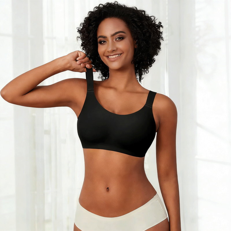 Quality Breathable Stable U - Back Invisible Jelly Push Up Bra For Daily Wear factory
