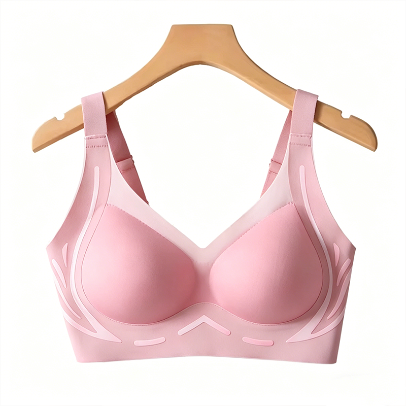Quality Supportive Elastic Invisible Yoga Jelly Push Up Bra For Home Workouts factory