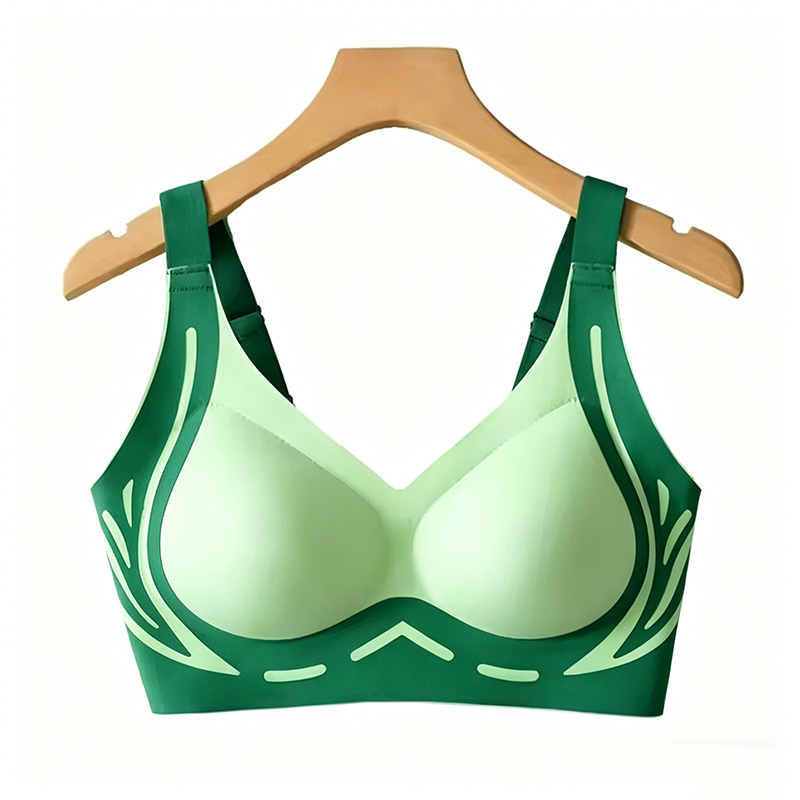 Quality Supportive Elastic Invisible Yoga Jelly Push Up Bra For Home Workouts factory