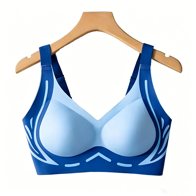 Quality Supportive Elastic Invisible Yoga Jelly Push Up Bra For Home Workouts factory
