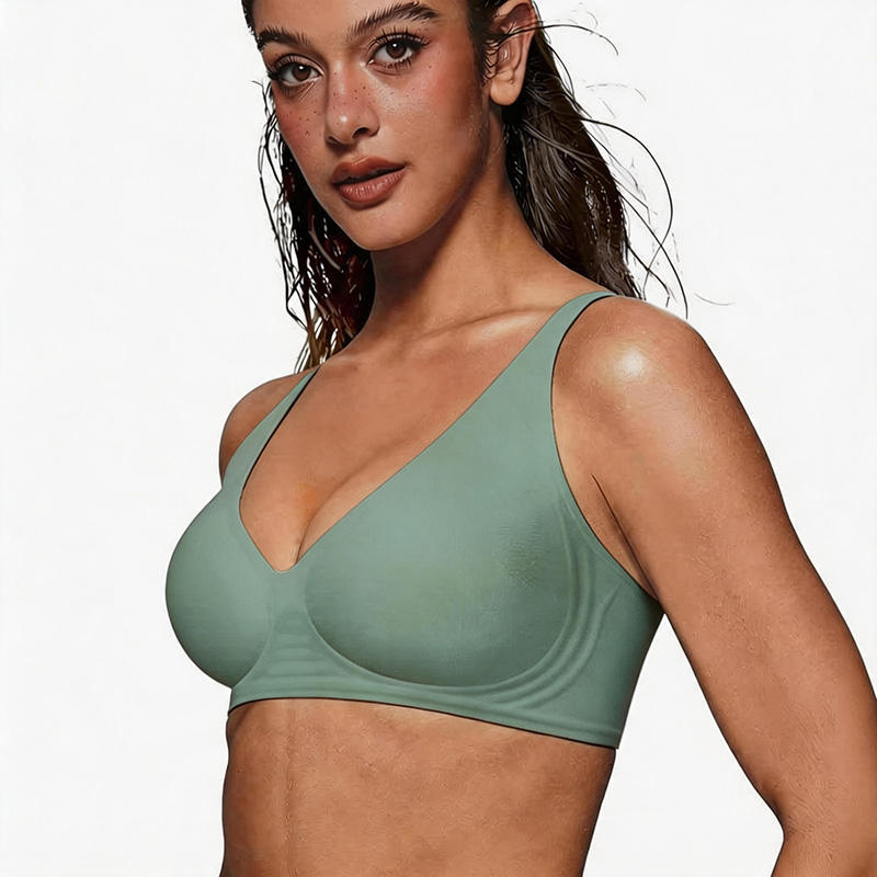 Quality Durable Wireless Everyday Stable Jelly Push Up Bra For Home Workouts factory