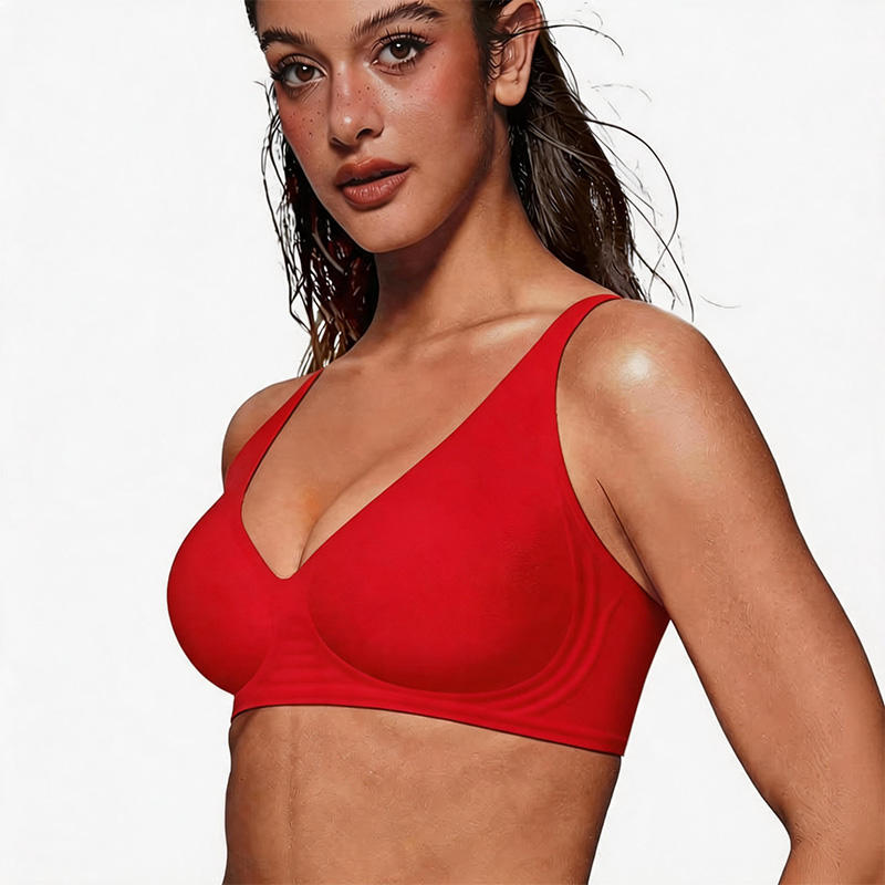 Quality Durable Wireless Everyday Stable Jelly Push Up Bra For Home Workouts factory