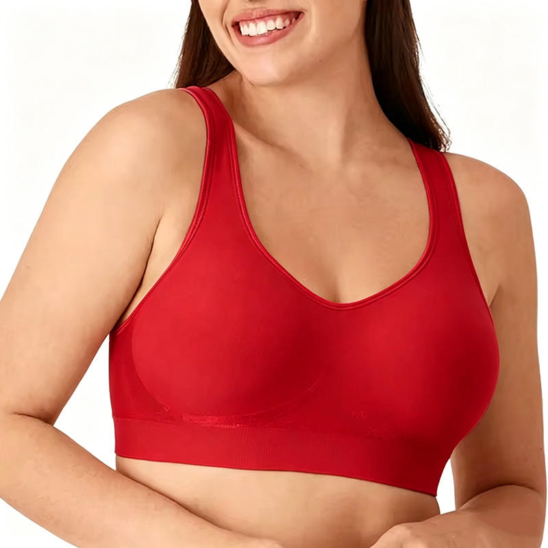 Quality Elastic Breathable Unnoticeable Wireless Jelly Push Up Bra For Daily Wear factory