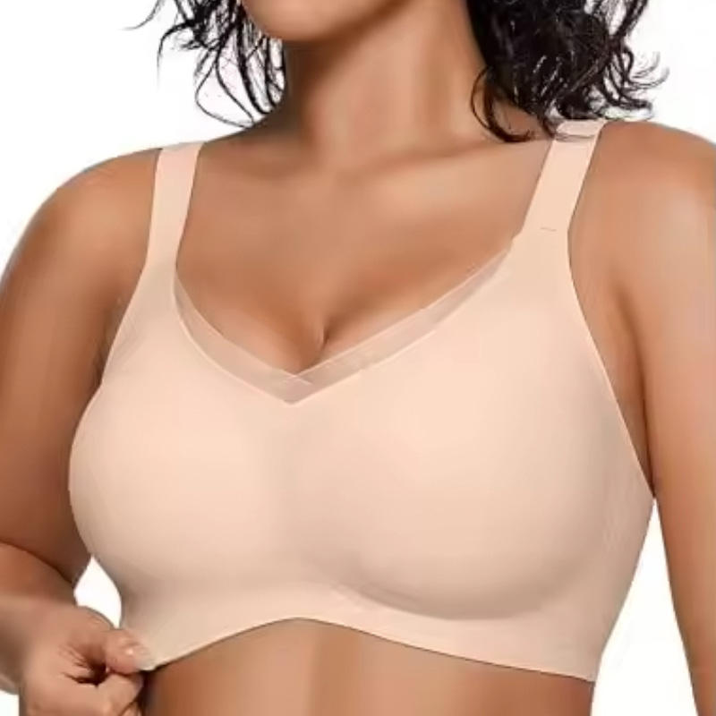 Quality Unshifting U - Back Invisible Wireless Jelly Strip Bra For Lounge Layering factory